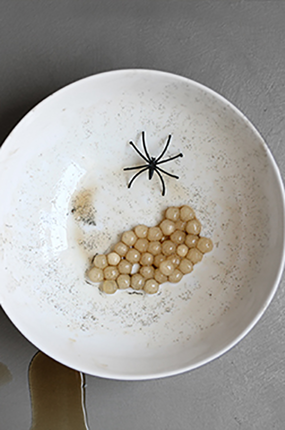 “Egg Sac” Garnish