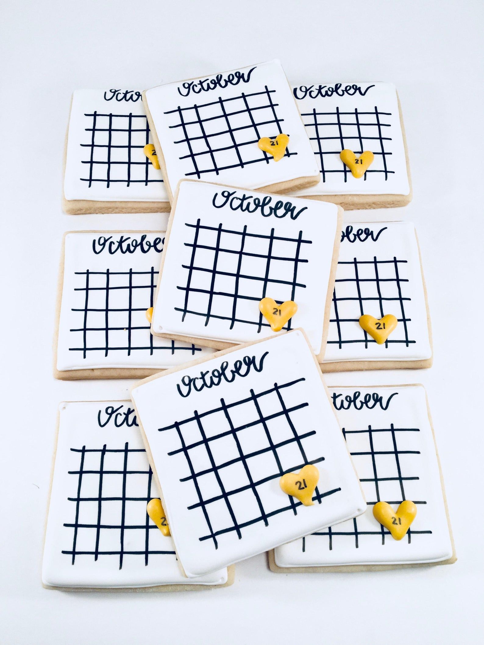 Save the date sugar cookies