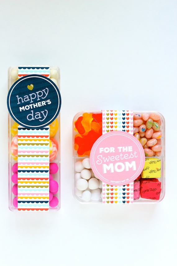 Cute DIY Mother’s Day Candy Box Labels Minted