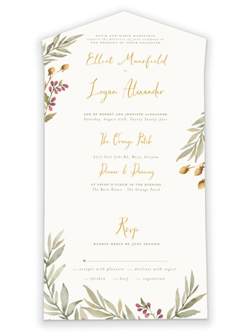 Summer Love Wedding Invitations by Wildfield Paper Co