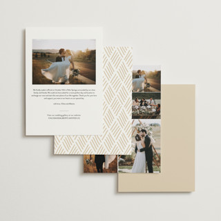 This is a antique wedding announcements with standard by Jessica Williams called signature printing on recycled smooth signature in standard