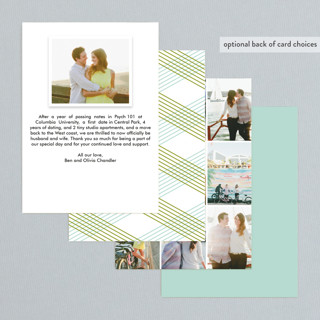 This is a frost wedding announcements with standard by Oscar and Emma - Karly Depew called refined surname printing on recycled smooth signature in standard