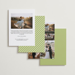 This is a grass wedding announcements with standard by kelli hall called chic printing on recycled smooth signature in standard