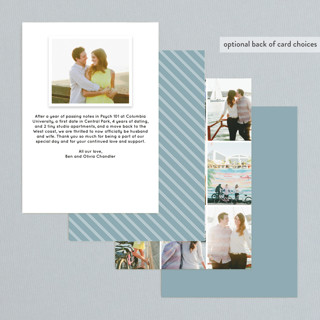 This is a steel wedding announcements with standard by fatfatin called complete love printing on signature in standard