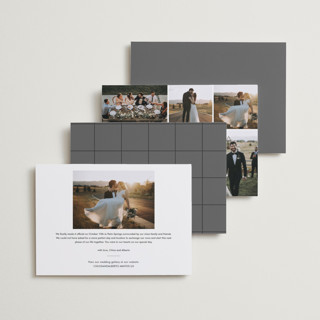 This is a ink wedding announcements with standard by Stacey Meacham called modern offset printing on recycled smooth signature in standard