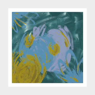 This is a multicolorassorted-colors original art by Mike McKeown called charms in standard