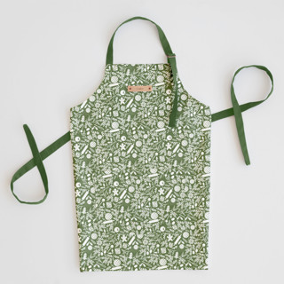 This is a sage aprons by Jaclyn Ruble called a baker's holiday in standard