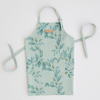 This is a greenery aprons by Lucrecia Caporale called botanical greenery in standard