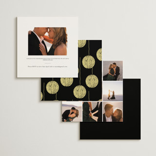 This is a butter bachelorette party invitations with standard by Inkblot Design called cocktails and convos printing on signature in standard