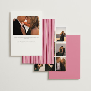 This is a peony bachelorette party invitations with standard by Pati Cascino called disco printing on signature in standard