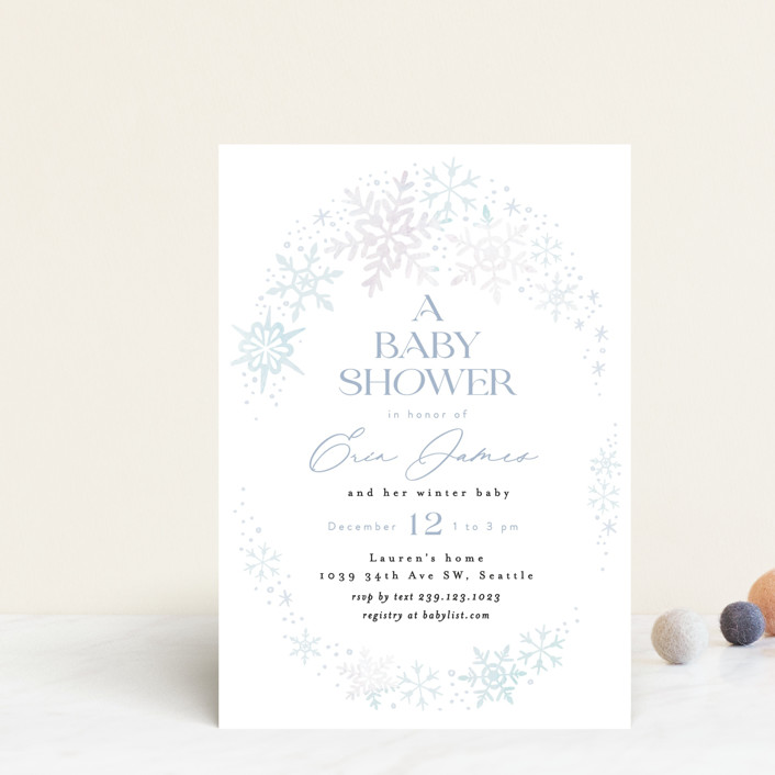Winter Baby Snowflakes