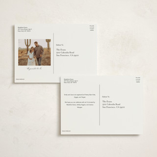 This is a marina baby shower postcards with standard by Olivia Raufman called mariniere printing on signature in postcard
