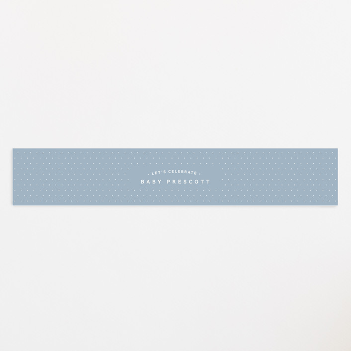 A cute stripe Baby Shower Belly Bands by Lea Delaveris Minted