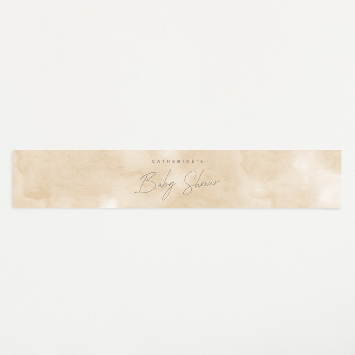 Vintage woodland Baby Shower Belly Bands by Creo Study Minted