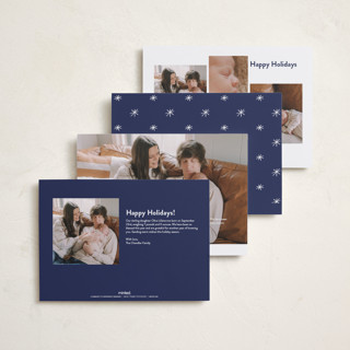 This is a silent night babys first christmas with standard by Carolyn MacLaren called the more, the merrier printing on recycled smooth signature in standard