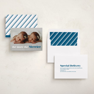 This is a night sky babys first christmas with standard by Liz Conley called a merry addition printing on recycled smooth signature in standard