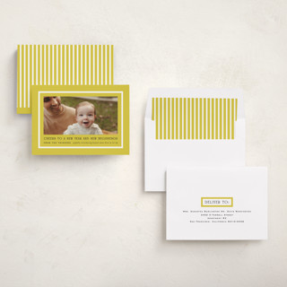 This is a citron babys first christmas with standard by Amy Kross called brighter side printing on recycled smooth signature in standard