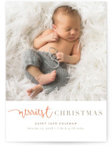 christmas birth announcement