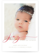christmas birth announcement