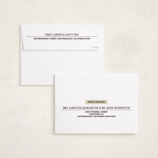 This is a champagne babys first christmas with standard by Jenna Holcomb called news printing on recycled smooth signature in standard