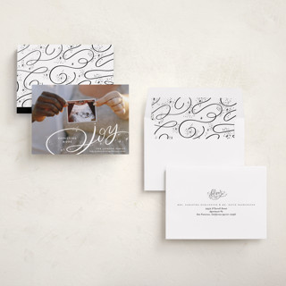 This is a starlight babys first christmas with standard by Alethea and Ruth called expecting more joy printing on recycled smooth signature in standard