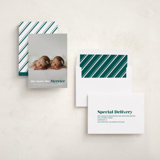 This is a spruce babys first christmas with standard by Liz Conley called a merry addition printing on recycled smooth signature in standard