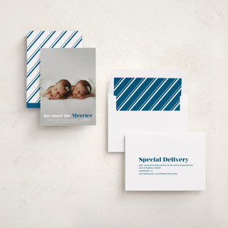 This is a night sky babys first christmas with standard by Liz Conley called a merry addition printing on recycled smooth signature in standard