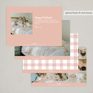 This is a posy babys first christmas with standard by Rebecca Daublin called we grew printing on recycled smooth signature in standard