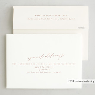 This is a petal babys first christmas with standard by Nicoletta Savod called littlest christmas gift printing on recycled smooth signature in standard