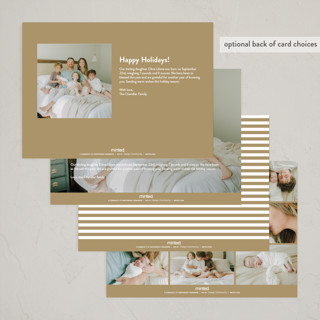 This is a snow babys first christmas with standard by Robert and Stella called counting those blessings printing on recycled smooth signature in standard