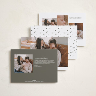 This is a forest babys first christmas with standard by Blustery August called awaits printing on recycled smooth signature in standard