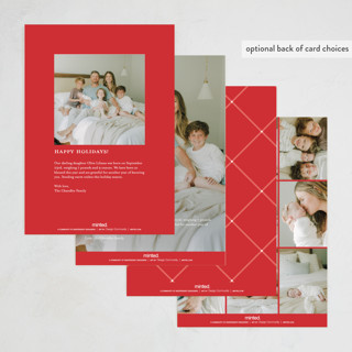 This is a cherry babys first christmas with standard by Everett Paper Goods called extra cheer here printing on recycled smooth signature in standard