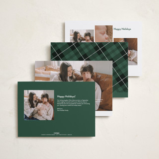 This is a emerald babys first christmas with standard by Sarah Brown called little addition printing on recycled smooth signature in standard