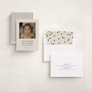 This is a coal babys first christmas with standard by Ellen Schlegelmilch called the best thing printing on recycled smooth signature in standard
