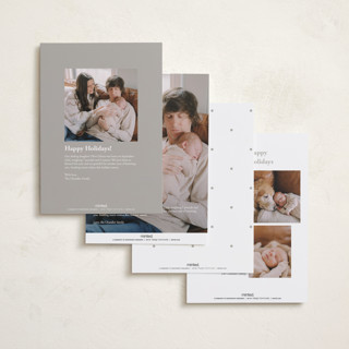 This is a snowflake babys first christmas with standard by Everett Paper Goods called together printing on recycled smooth signature in standard