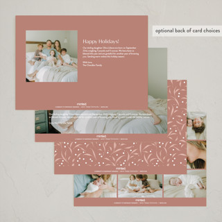 This is a rose babys first christmas with standard by Erin L. Wilson called winter morning printing on recycled smooth signature in standard