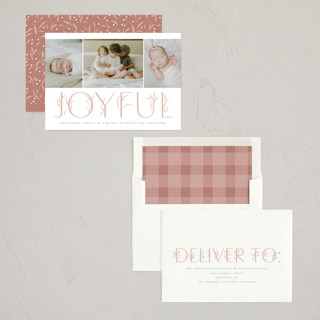 This is a rose babys first christmas with standard by Erin L. Wilson called winter morning printing on recycled smooth signature in standard