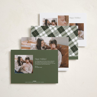 This is a forest babys first christmas with standard by Sarah Brown called little merriest printing on recycled smooth signature in standard