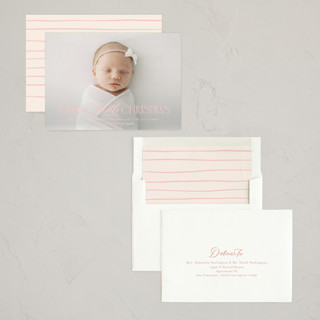 This is a sugar plum babys first christmas with standard by Julie Murray called new little one printing on recycled smooth signature in standard