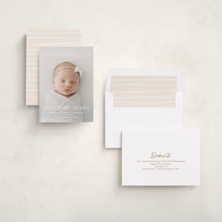 This is a snowflake babys first christmas with standard by Julie Murray called new little one printing on recycled smooth signature in standard