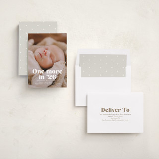 This is a snow babys first christmas with standard by Jackie Crawford called there is one more printing on recycled smooth signature in standard