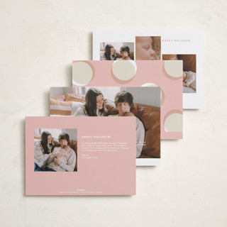 This is a blush babys first christmas with standard by fatfatin called extra cheer printing on recycled smooth signature in standard