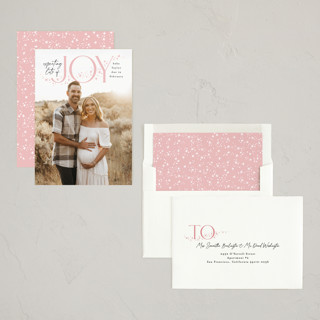 This is a gumdrop babys first christmas with standard by Alethea and Ruth called expecting more joy printing on recycled smooth signature in standard