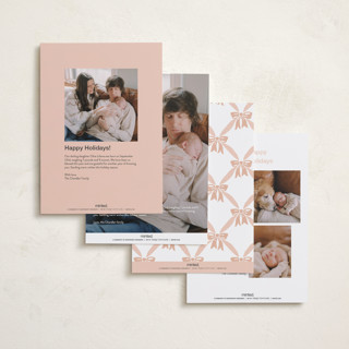 This is a petal babys first christmas with standard by Karen Glenn called little things printing on recycled smooth signature in standard