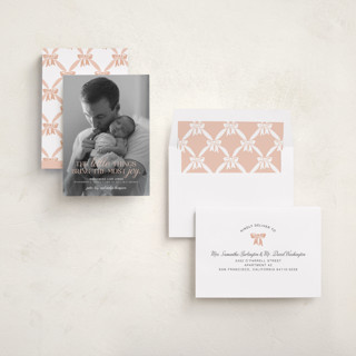 This is a petal babys first christmas with standard by Karen Glenn called little things printing on recycled smooth signature in standard