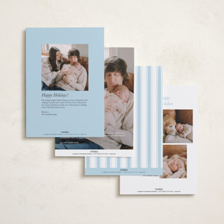 This is a frost babys first christmas with standard by Jenna Holcomb called our merry little christmas printing on recycled smooth signature in standard