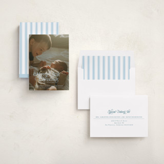 This is a frost babys first christmas with standard by Jenna Holcomb called our merry little christmas printing on recycled smooth signature in standard