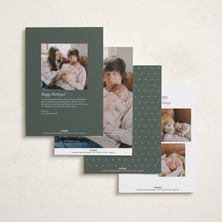 This is a fir babys first christmas with standard by Ashley Iwafuchi called so many reasons printing on recycled smooth signature in standard