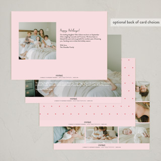 This is a candy babys first christmas with standard by Megan Davis called santa delivery printing on recycled smooth signature in standard