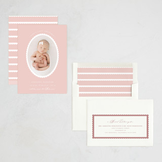 This is a cupcake babys first christmas with standard by Emily Betts called scallop frame printing on recycled smooth signature in standard